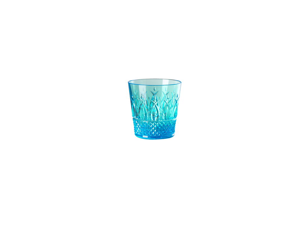 reusable glasses italia acqua turquoise