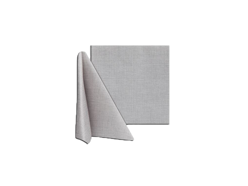 restaurant napkin texlike 30x40cm delhi light grey 1/4 ply