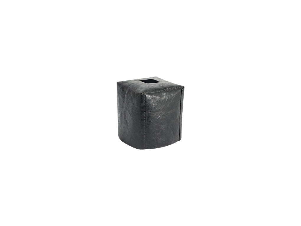 cosmetic tissue box cubo austin imitation leather 12,7x12,7x12,7cm