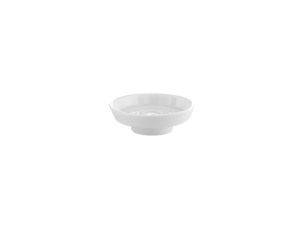 soap dish porcelain round