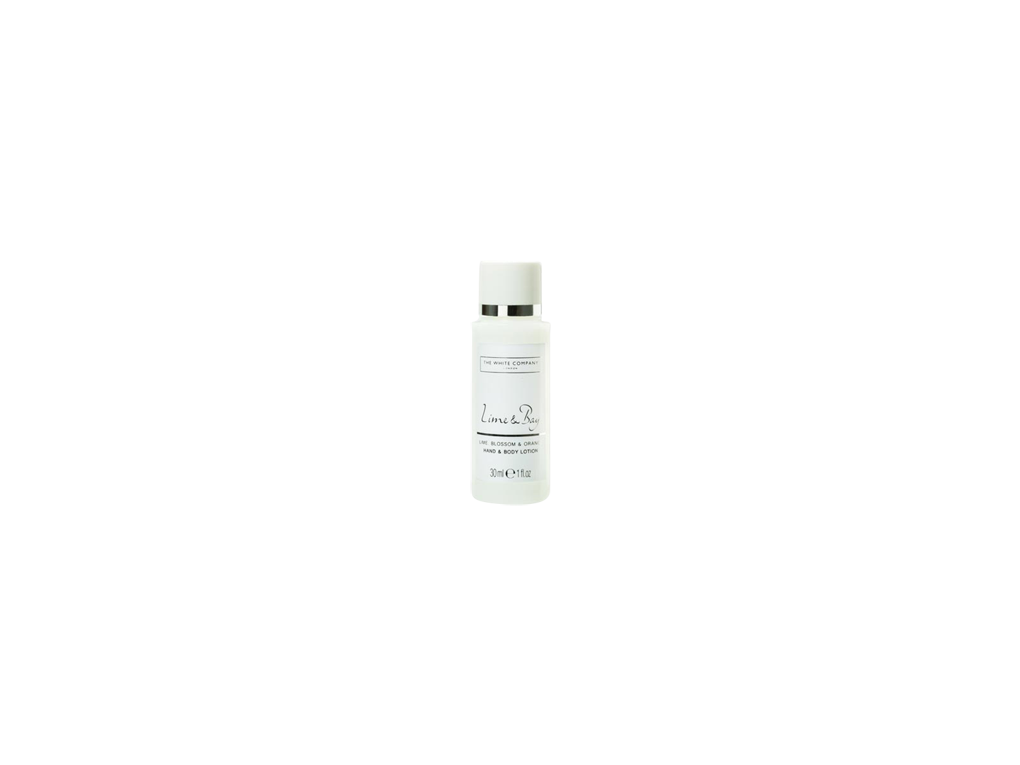 body lotion 30ml the white company lime & bay