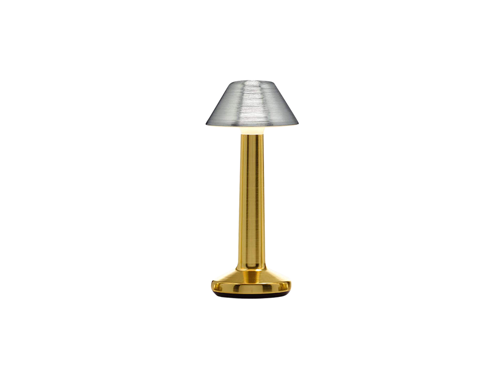 lampada da tavolo led 2-tone skirt metal