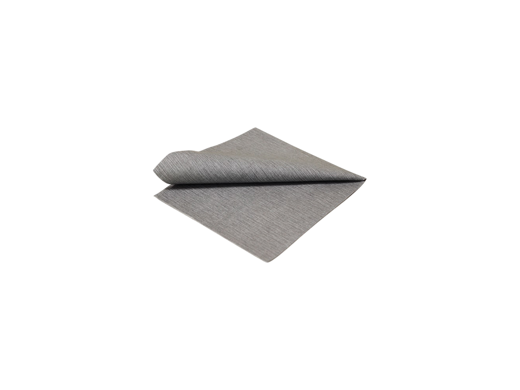 cocktail napkin texlike 25cm delhi dark grey 1/4 ply