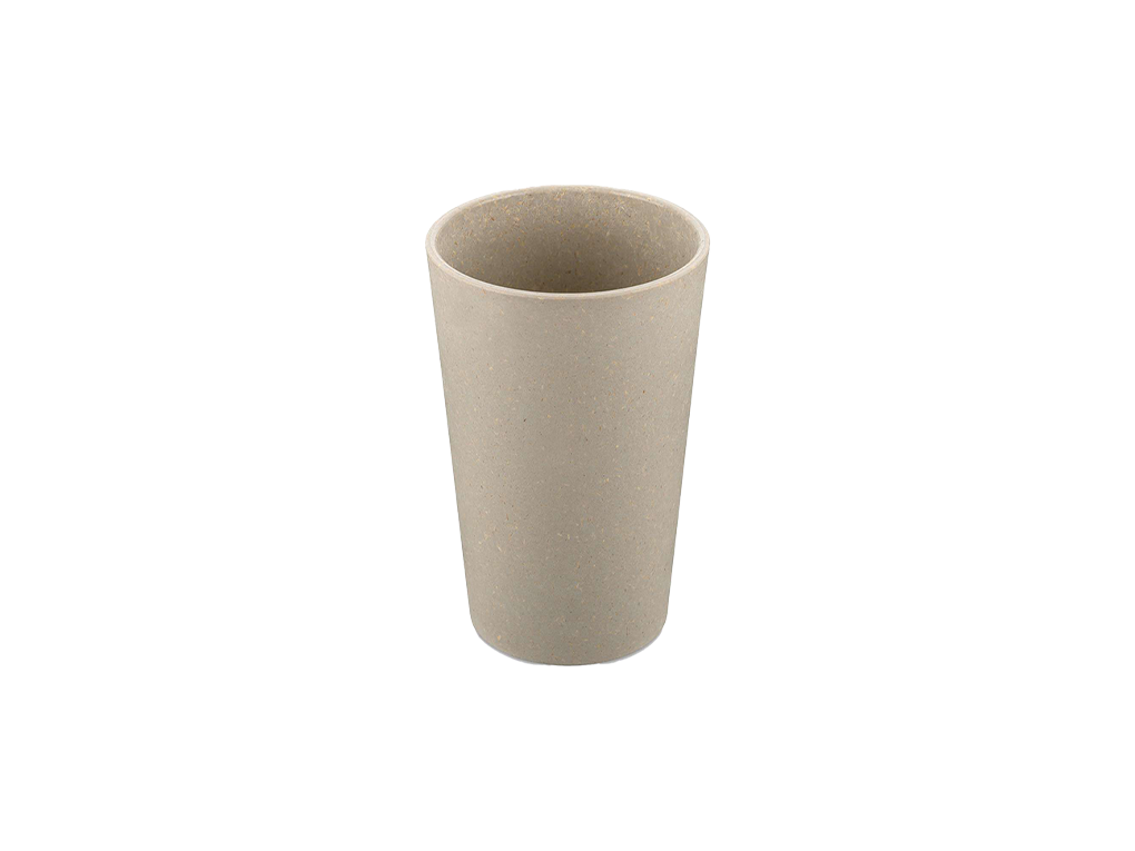 bicchiere riutilizzabile connect cup l 350ml nature desert sand
