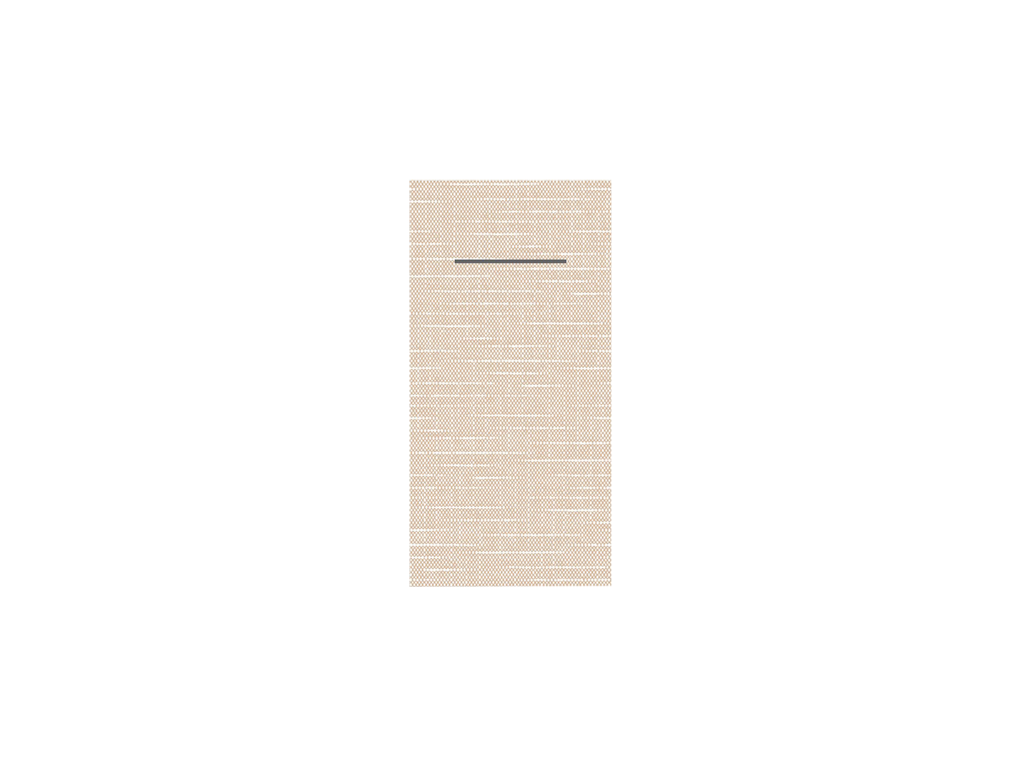 pocket napkin airlaid 40x40cm 1/8 fold stockholm light brown