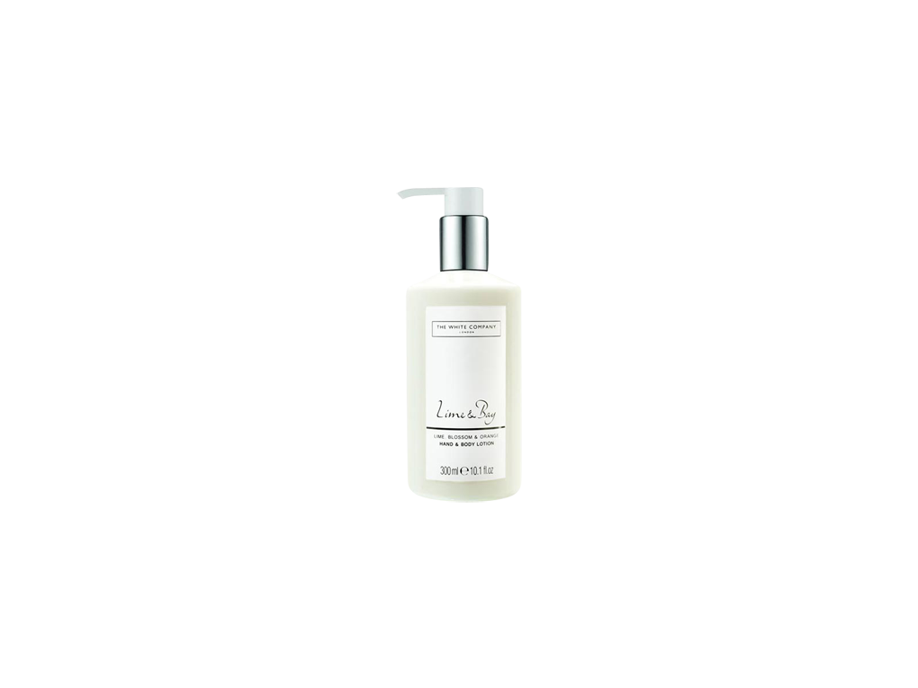 hand & body lotion dispenser 300ml the white company lime & bay