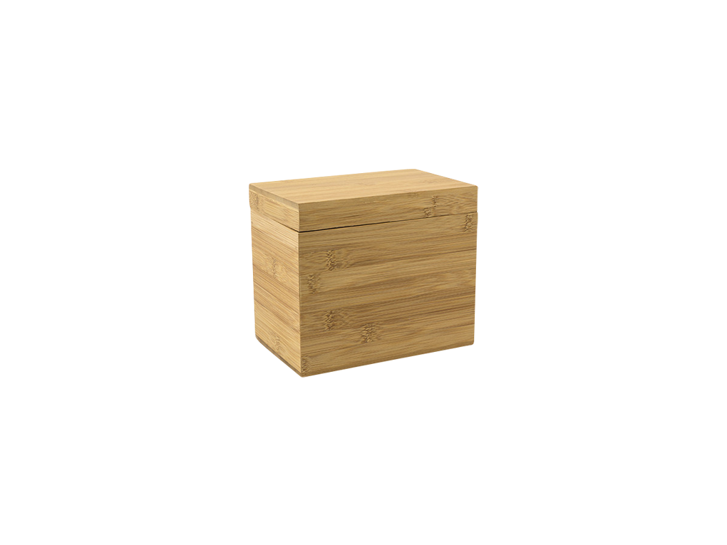 tray for ice cubes bali bamboo with lid 19,1x12,1x16,6cm