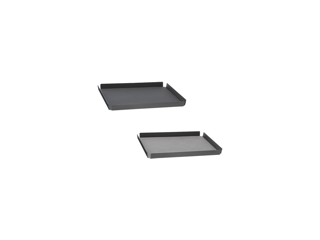 tray square l nupo anthracite/grey 37x47x3,5cm