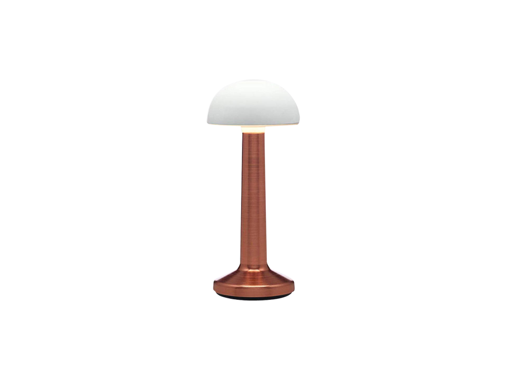 lampada da tavolo led 2-tone bowl metal
