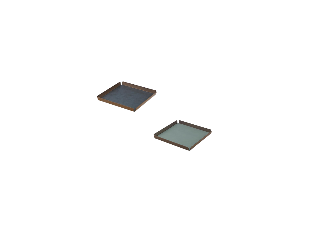 tablett square s cloud anthrazit/pastelgrün 29x29x2,8cm