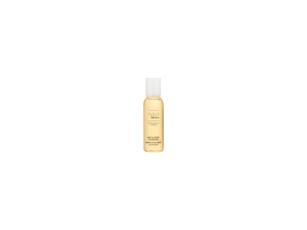 shampoo hair & body 35ml aqua senses