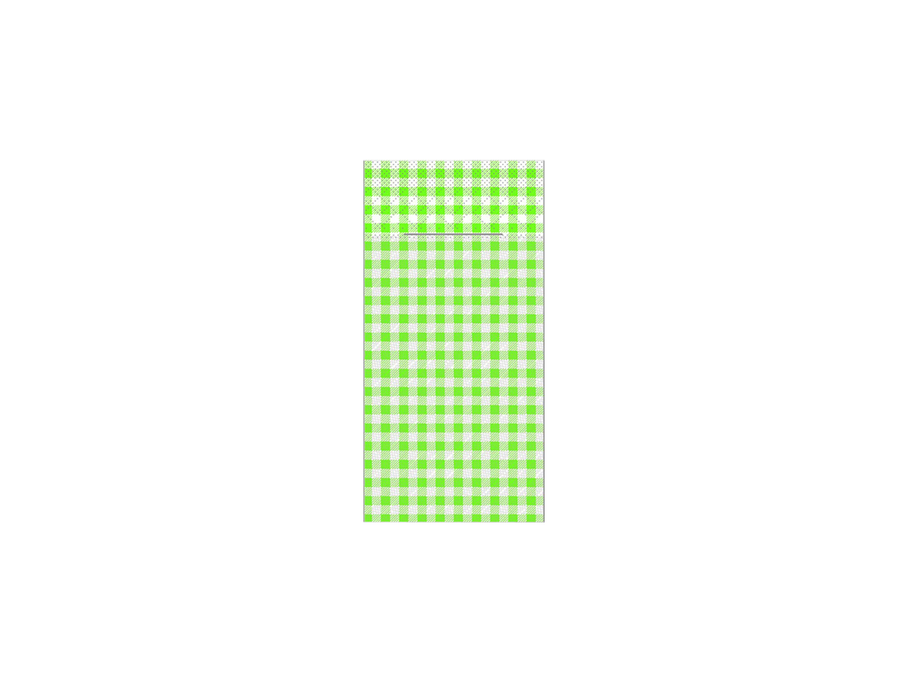 pocket napkin tissue-deluxe 40x40cm 1/8 fold robin light green