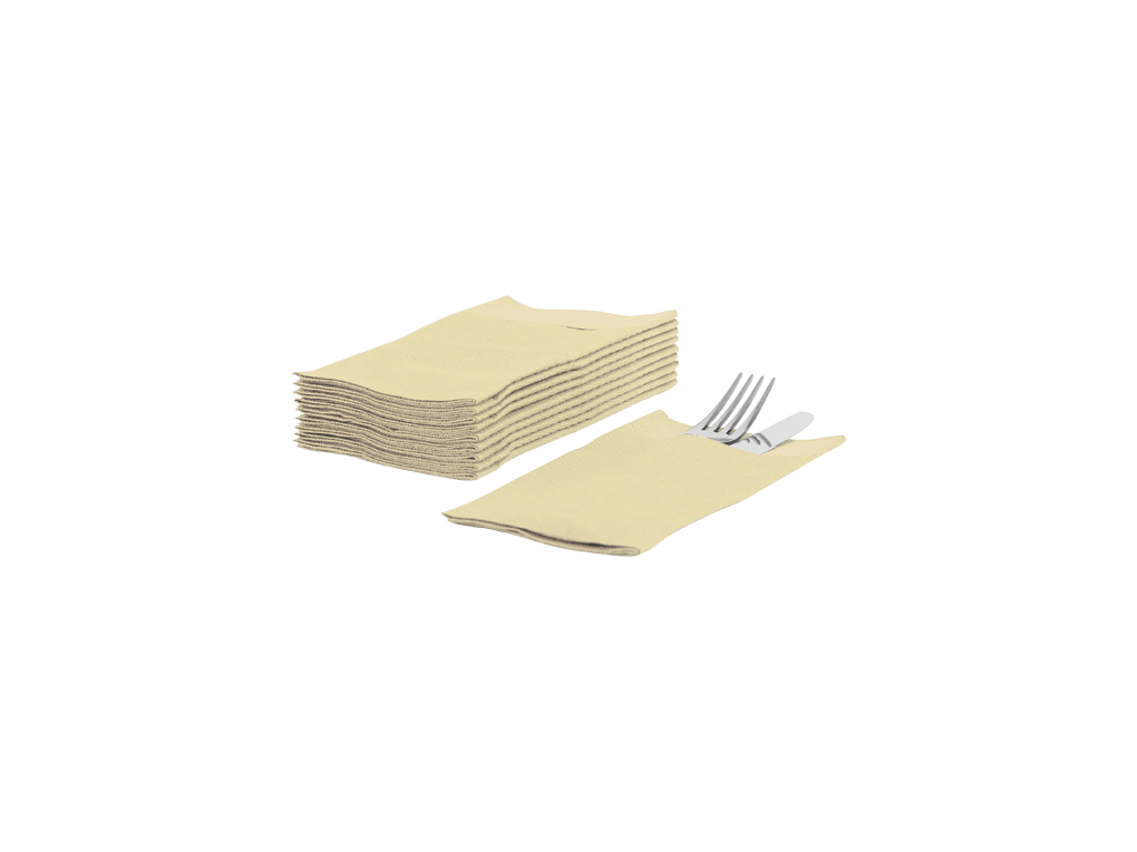 pocket napkins tissue-deluxe uni 1/8 fold