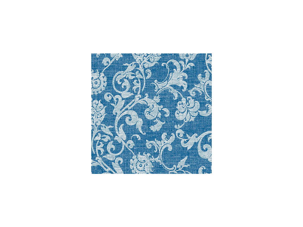 serviette damasco baumwolle 40cm blau