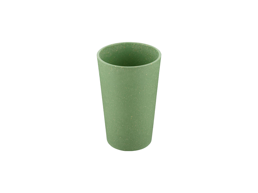 reusable glasses connect cup l 350ml nature leaf green