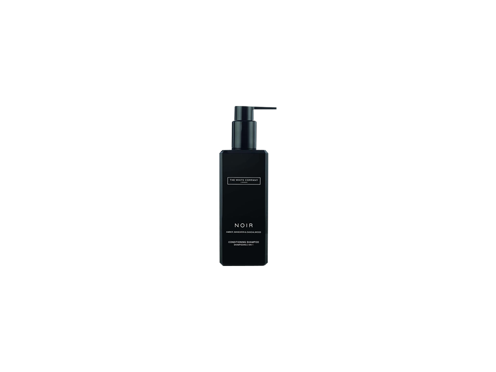 shampoo with conditioner dispenser 300ml the white company noir