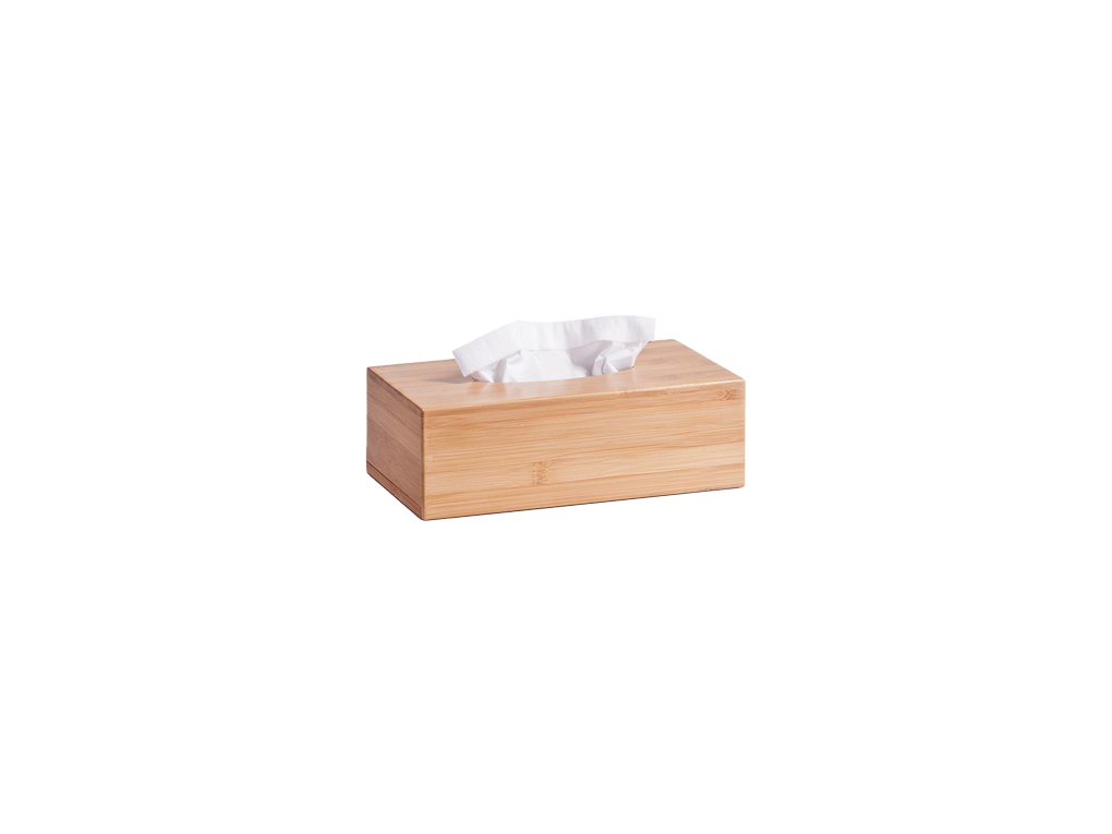 cosmetic tissue box bamboo