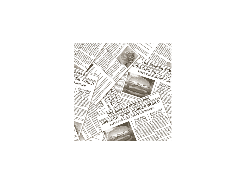 bistroserviette aus zellstoff 33x33cm 3 lagig newspaper grau
