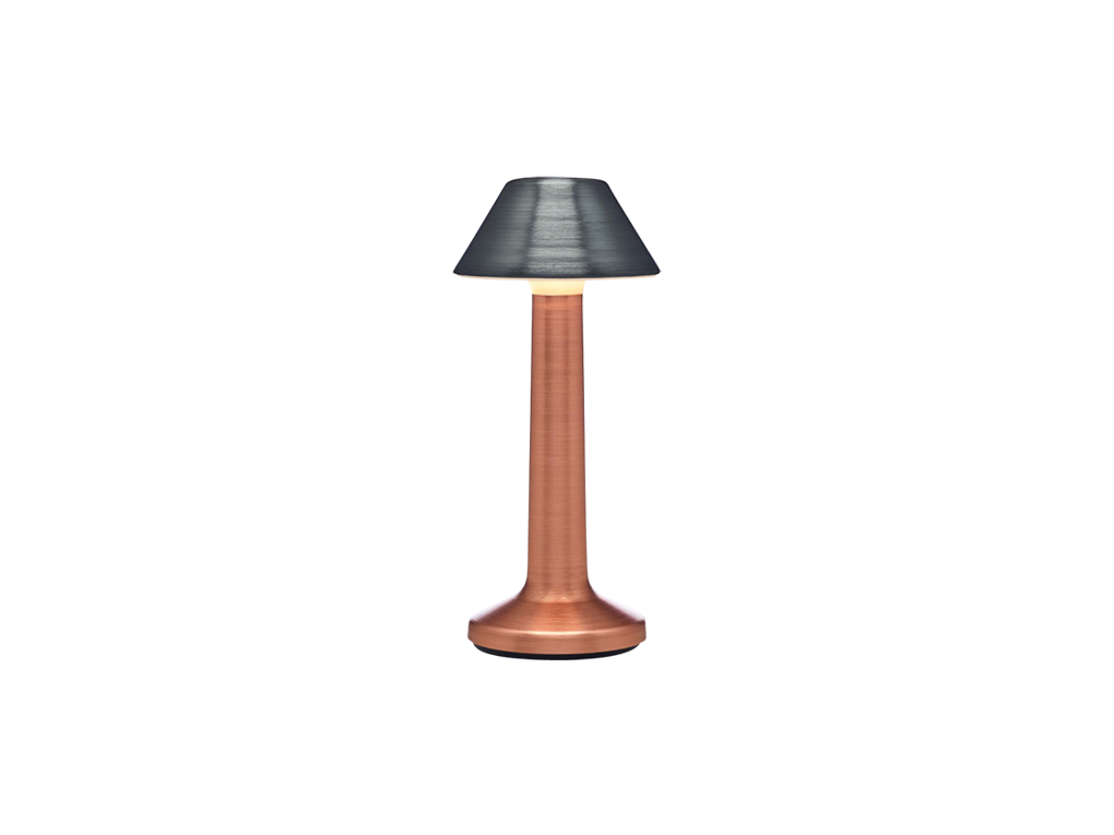 lampada da tavolo led 2-tone skirt metal