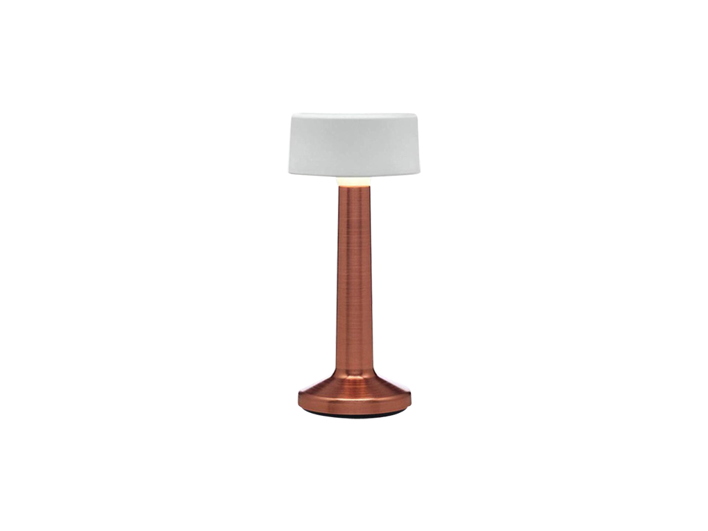 led table lamp 2-tone cylinder metal