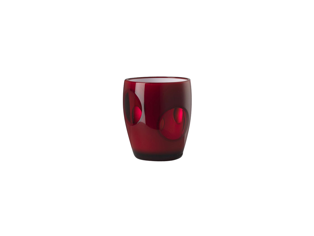 bicchieri riutilizzabili fisheye rosso