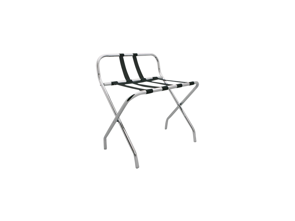 luggage rack with back rest stainless steel