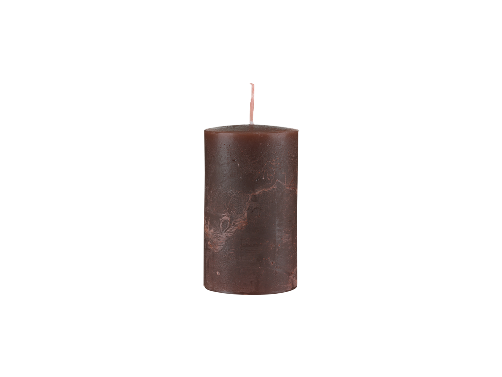 pillar candle rustica