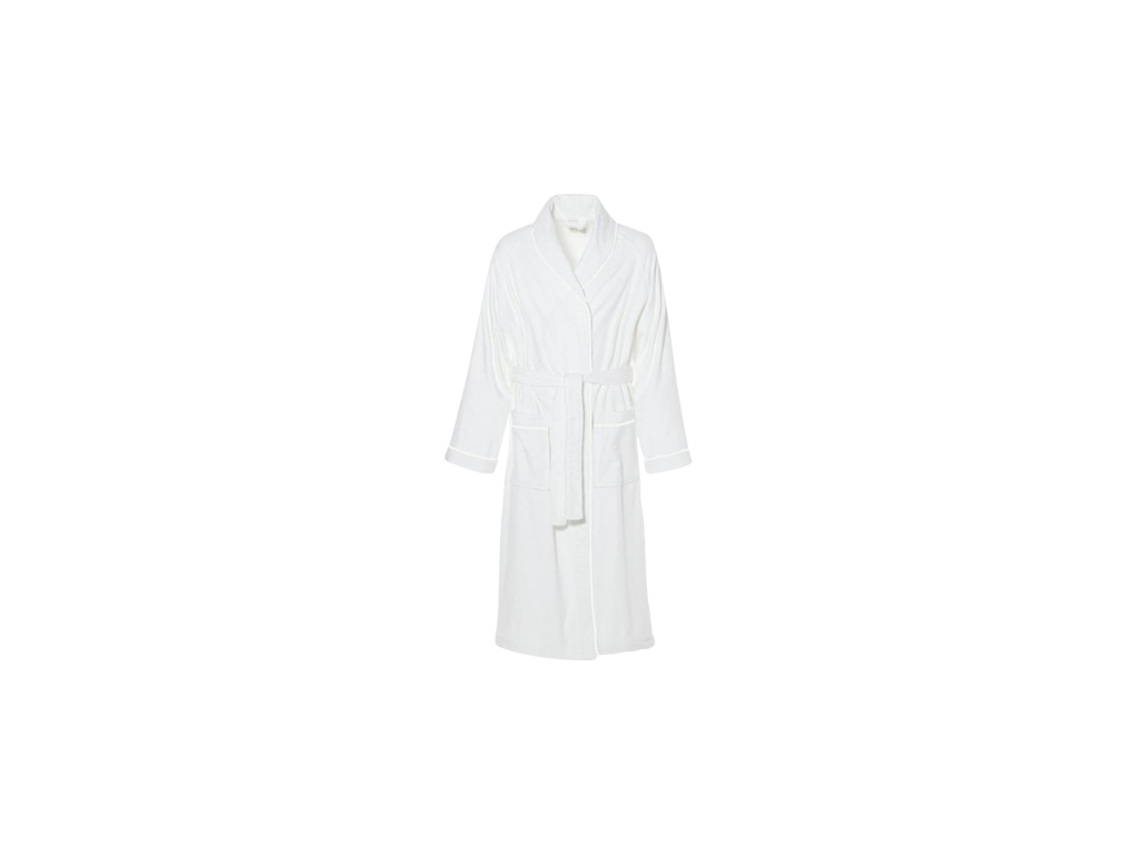 frette bathrobe velour with shawl collar