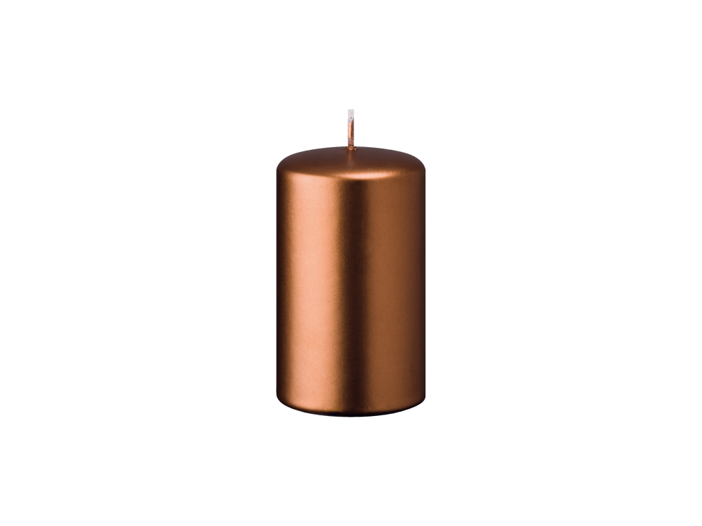 candela a colonna chic metallic