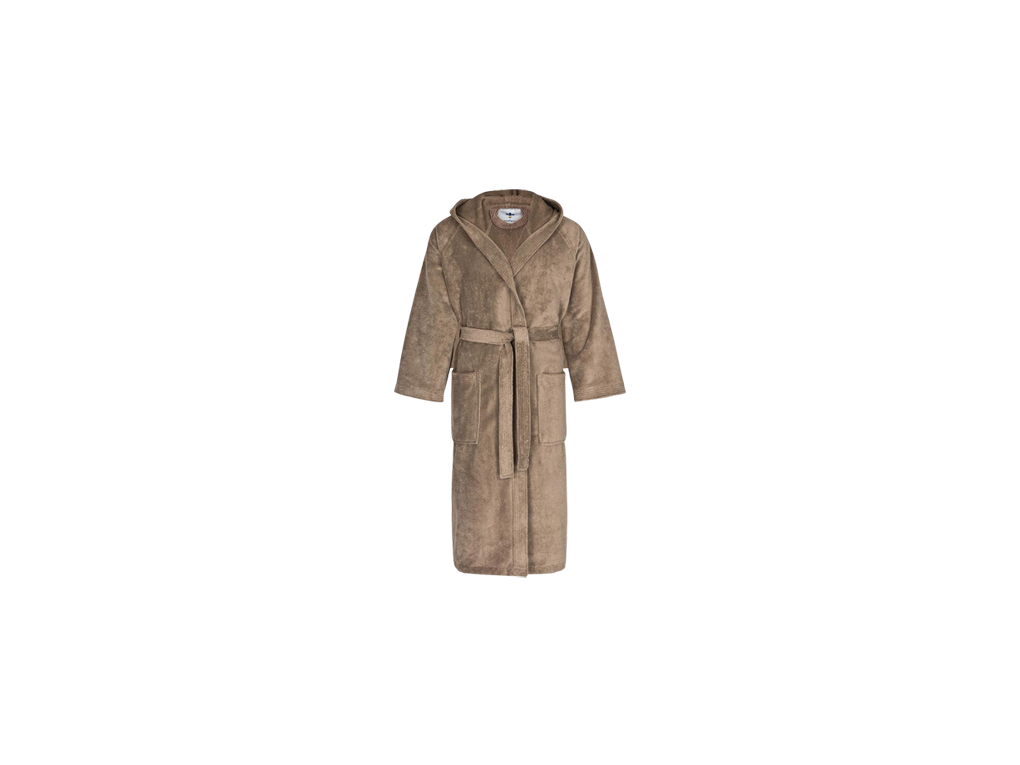 bathrobe blended fabric with hood