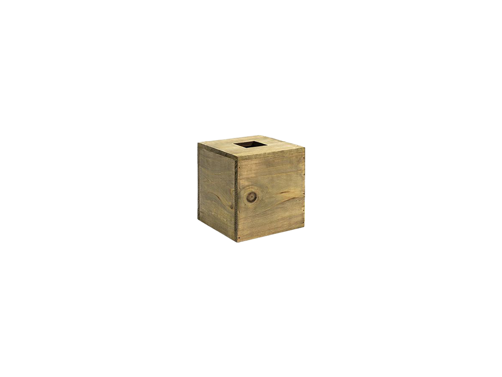 cosmetic tissue box asheville 14x14x14,5cm