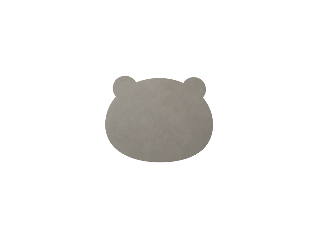 placemat bear nupo light grey 30x38cm