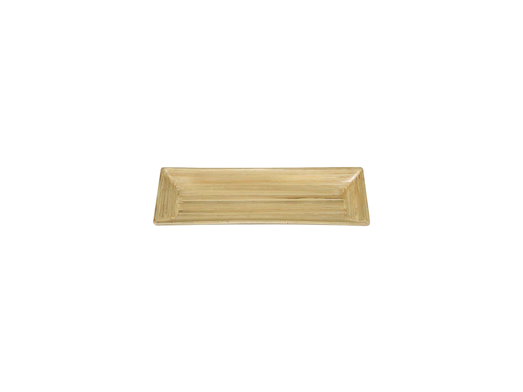 vassoio per amenities in legno bambù
