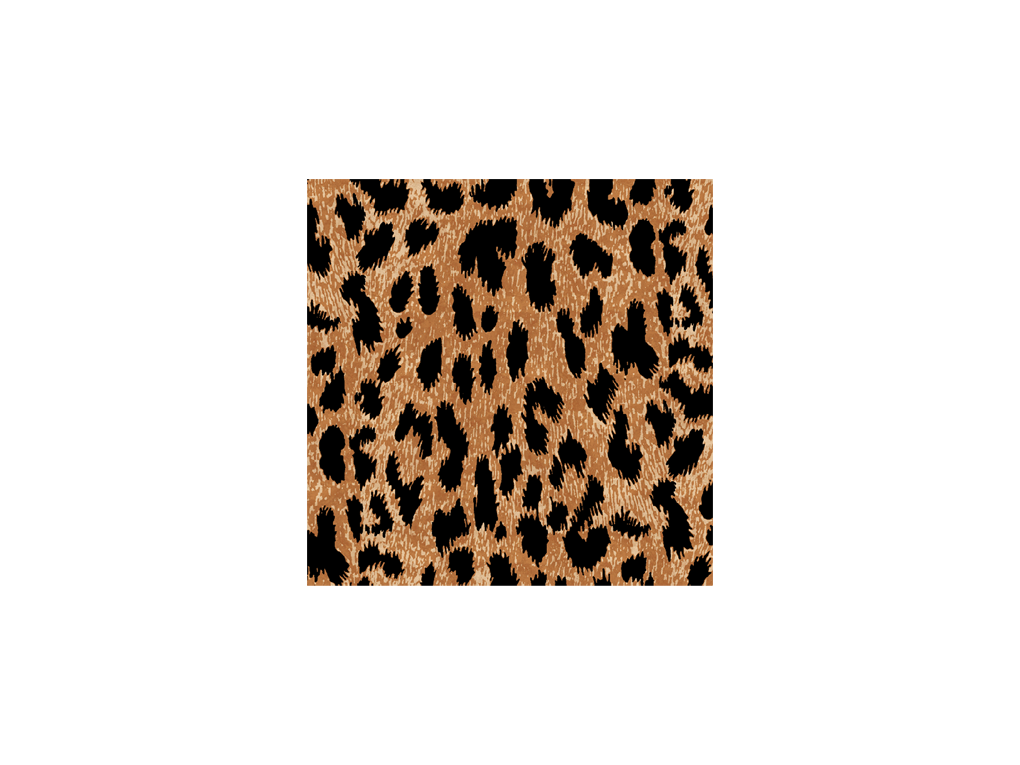 serviette savana baumwolle 40cm leopard